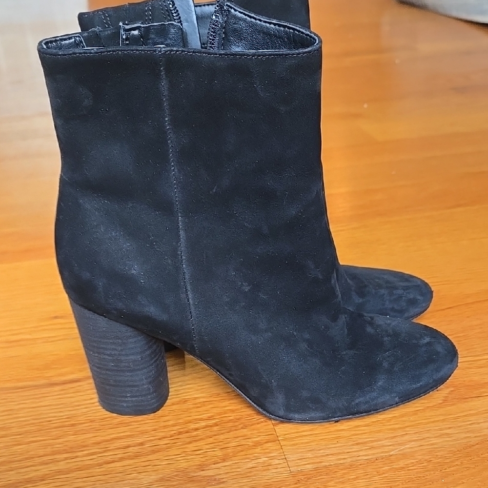 Sam Edelman Corra Black Suede Ankle Boots